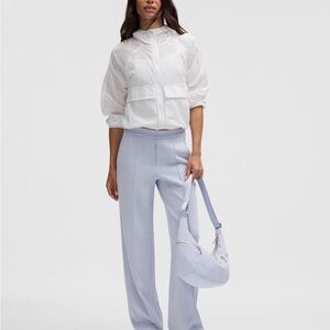 lululemon softstreme pin tuck mid rise pant serene blue *regular